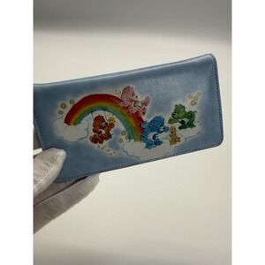 vintage 2004 Care Bears leather checkbook cover